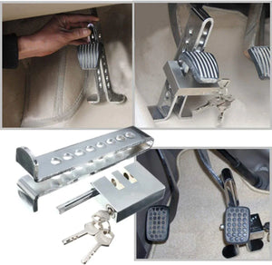 CANDADO ANTIRROBO DE PEDAL VEHICULAR.